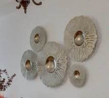 5 Piece Decorative Wall Art Set - Gold