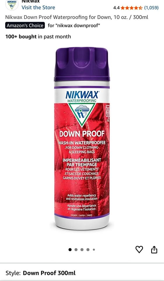 Nikwax Waterproofing Wash-In Waterproofer