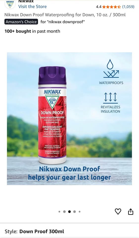 Nikwax Waterproofing Wash-In Waterproofer - photo 4