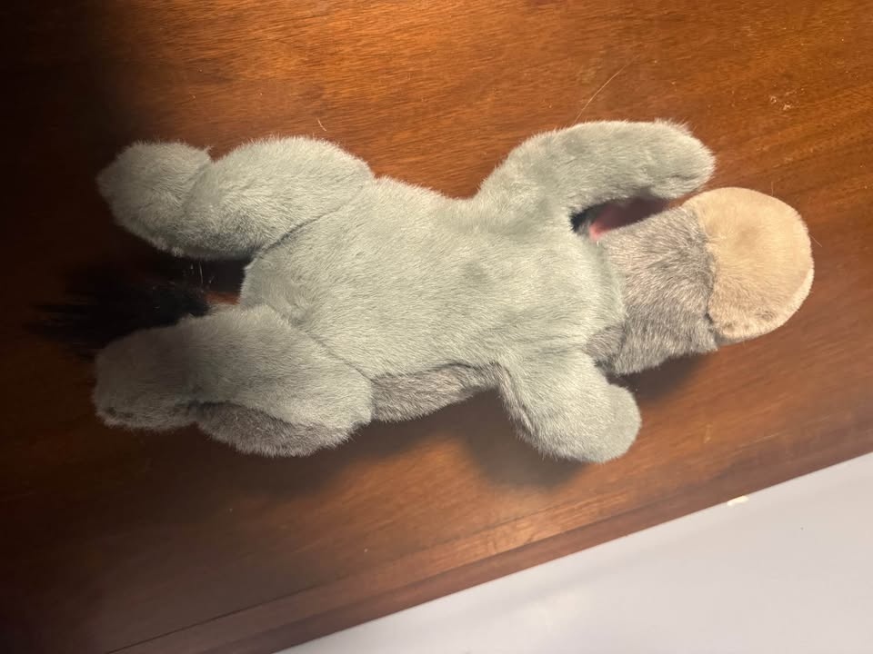 Vintage Disney Eeyore Beanie Plush with Detachable Tail - photo 2