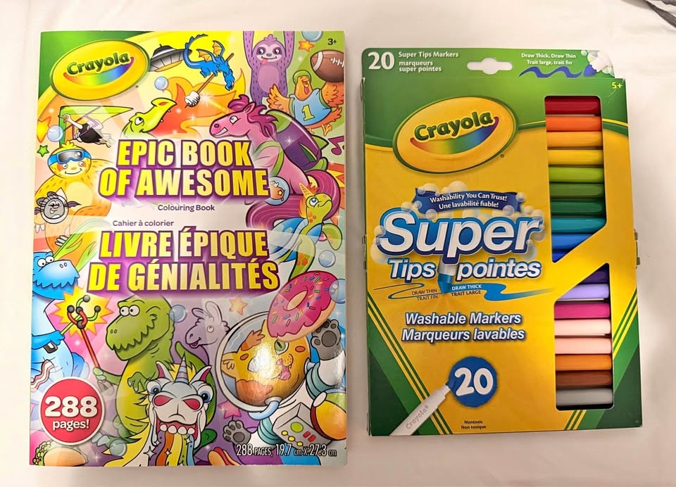 Coloring Book and Marker