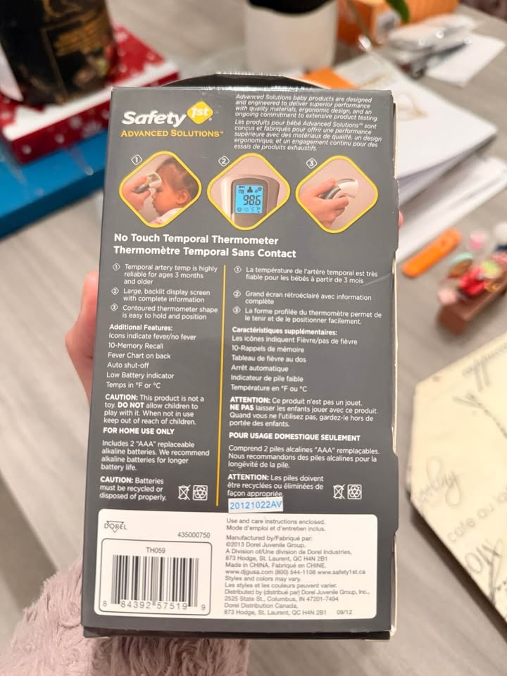Safety 1st Temporal Thermometer - photo 2