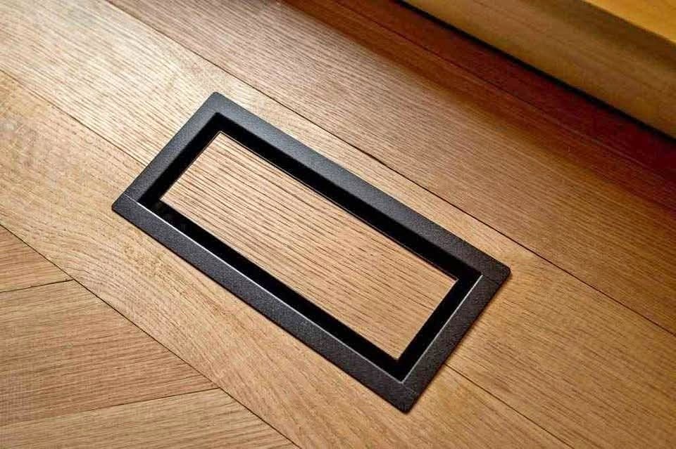 Full Metal Flush Mount Floor Register / Aria Vent