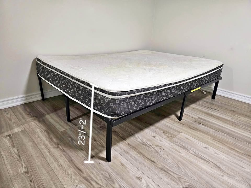 Mattress and bed frame