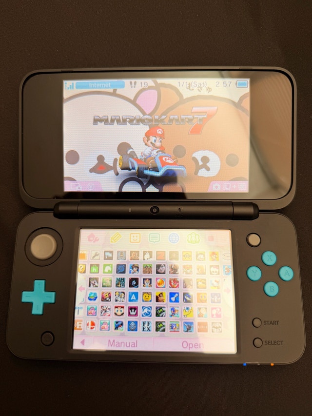 Fully modded 2DS XL Mint condition (no screen scratches) - photo 2