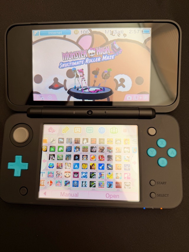 Fully modded 2DS XL Mint condition (no screen scratches) - photo 3