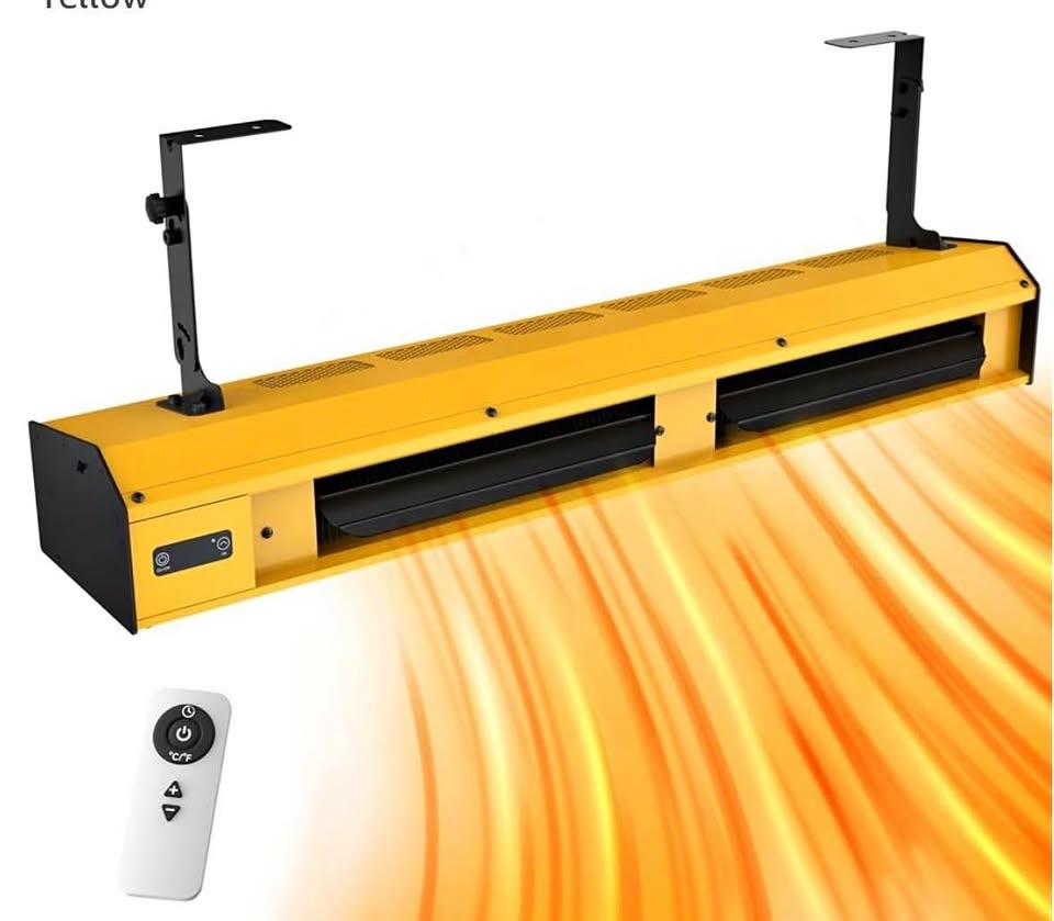 Electric Garage Heater 7000W Ceiling Mount Remote