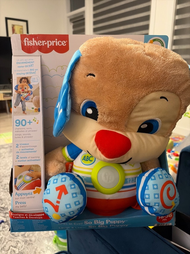 Fisher-Price Laugh & Learn So Big Puppy Plush Toy