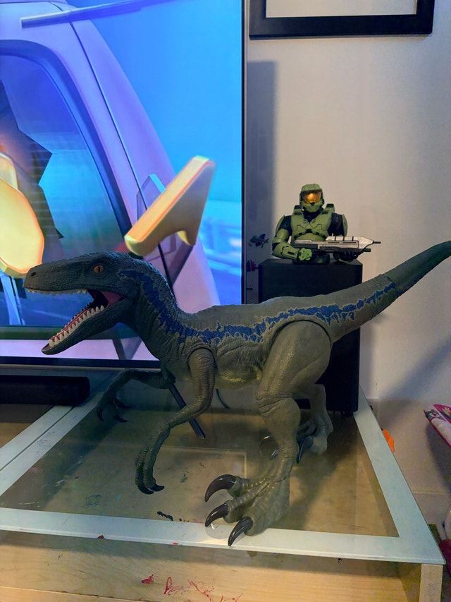 Mattel Velociraptor Blue - photo 3