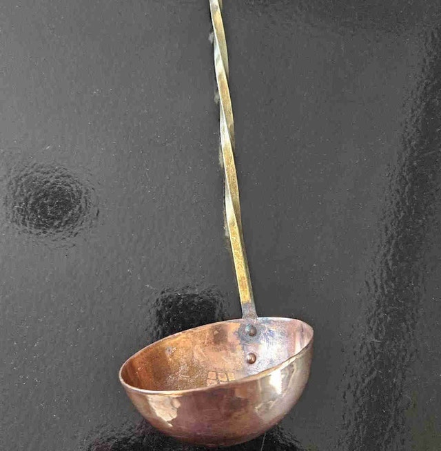 Vintage Copper and Brass Ladle