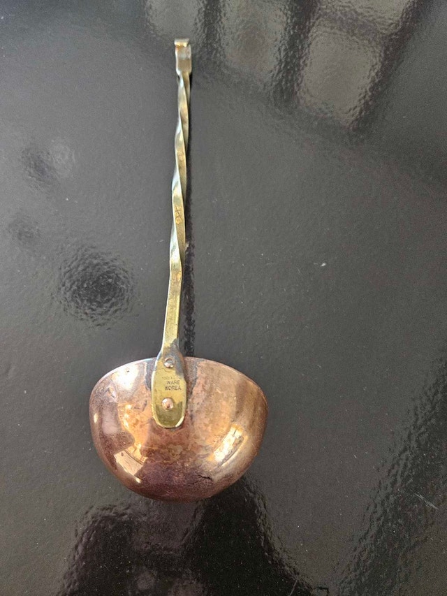 Vintage Copper and Brass Ladle - photo 2