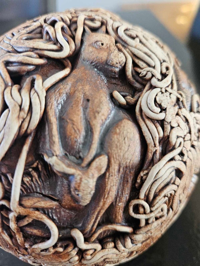 Handmade Art Ball Sculpture - photo 2