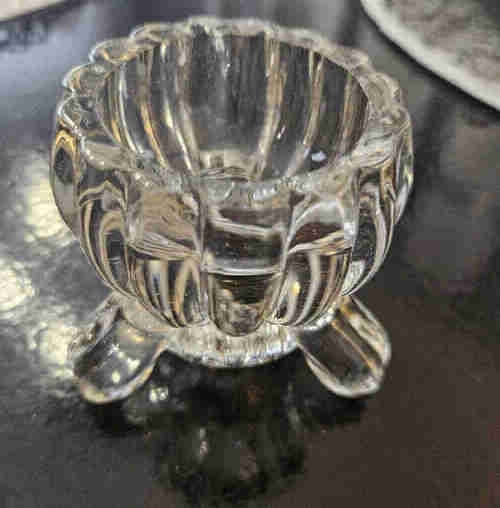 Pair of Jeannette Glass Votives