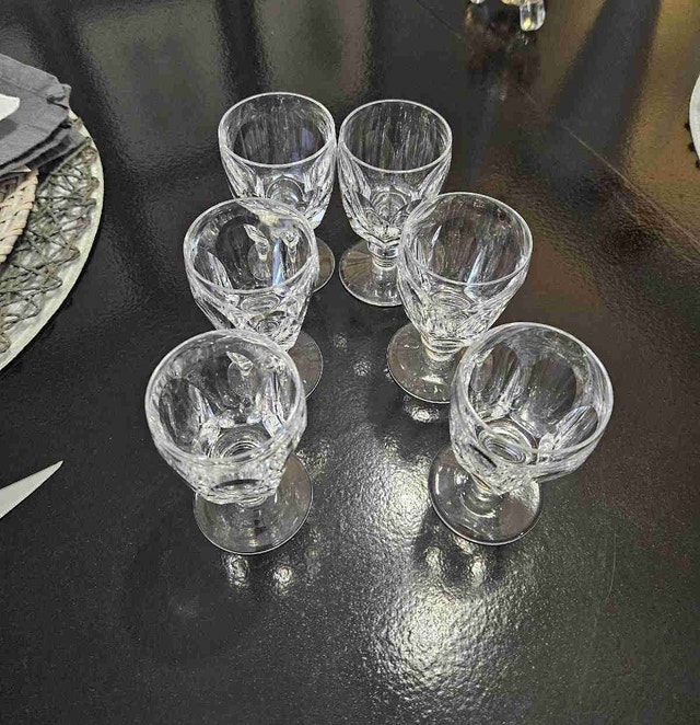 Vintage Waterford Crystal Port Glasses (Set of 6)