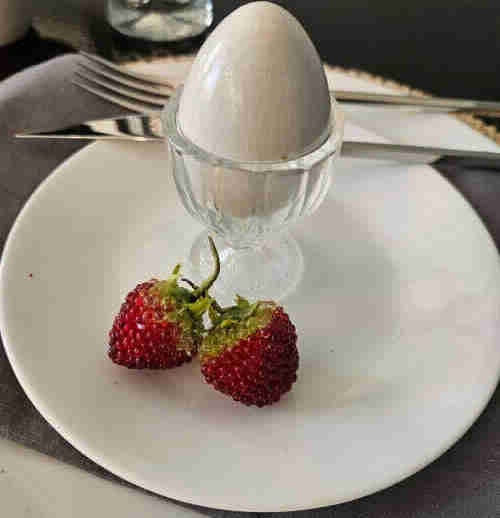 Vintage Glass Egg Cups - Set of 8