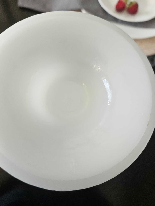 Vintage Anchor Hocking Hobnail Milk Glass Vase - photo 3