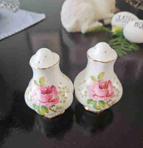 Vintage Royal Albert Salt and Pepper Shakers