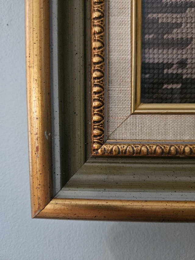 Vintage Framed Needlepoint Artwork - photo 3