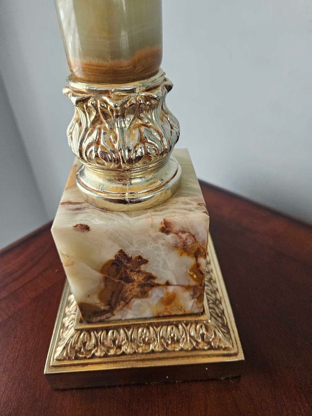 Vintage Onyx Marble Lamps - photo 3