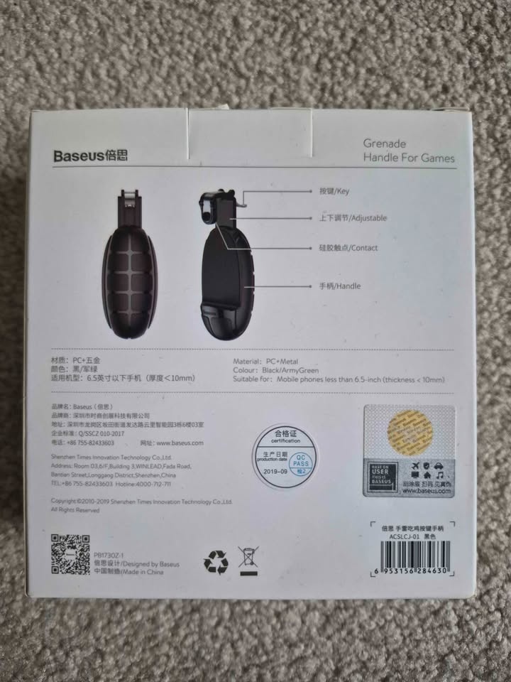 Baseus Mobile Gaming Controller (Grip + Triggers) - photo 2