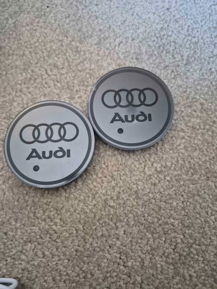 LED Car Cup Holder Coasters (RGB Custom Logos) - photo 2