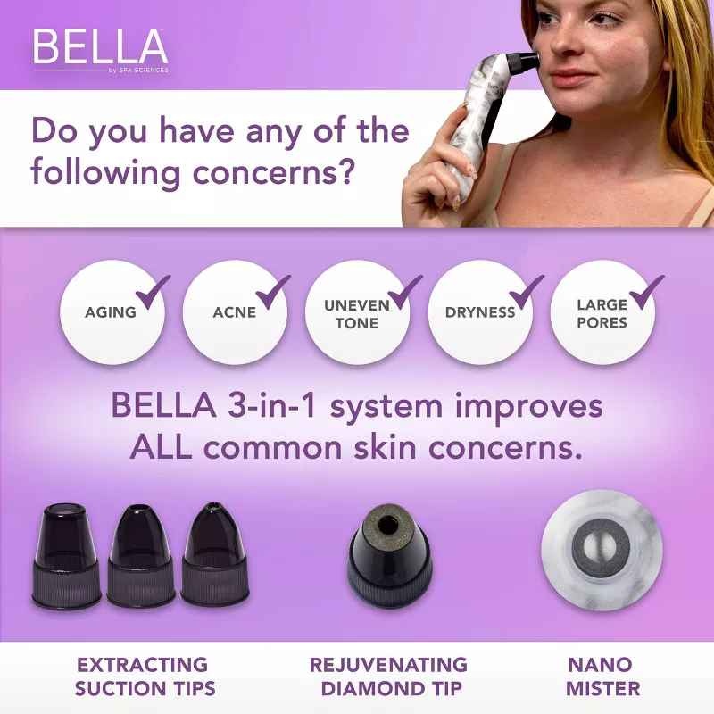 Spa Sciences Bella Microdermabrasion & Pore Extraction System - photo 3
