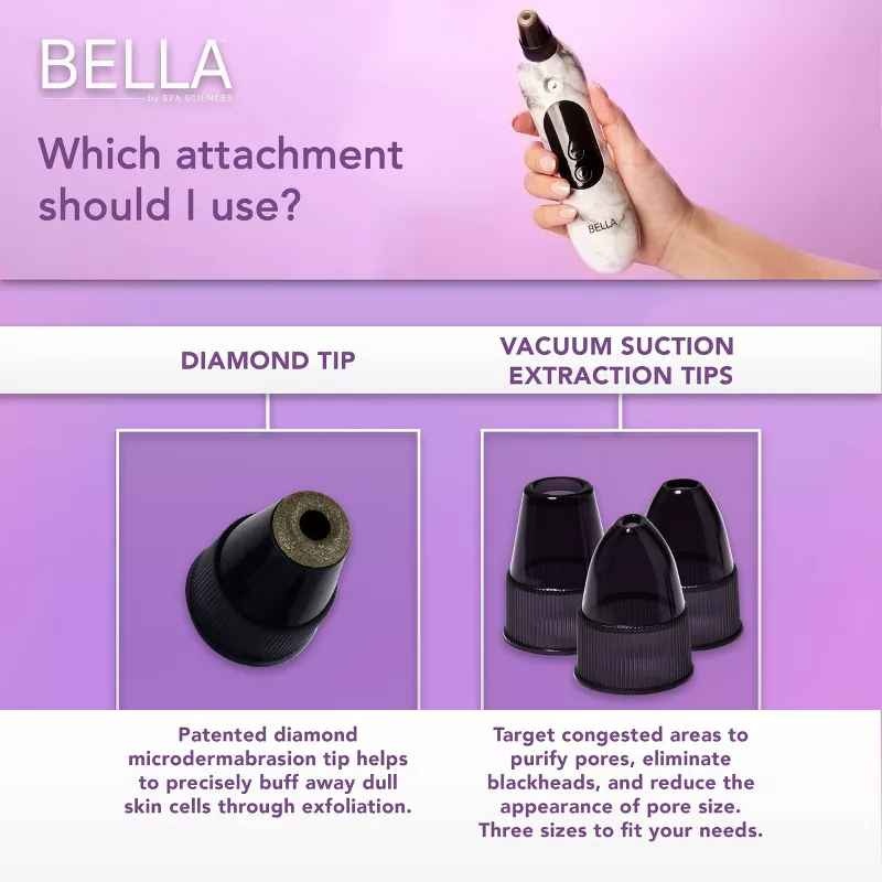 Spa Sciences Bella Microdermabrasion & Pore Extraction System - photo 5
