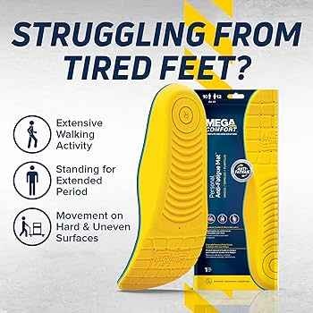 Mega Comfort Anti-Fatigue Mat Insoles - Men's Size 12 - photo 2