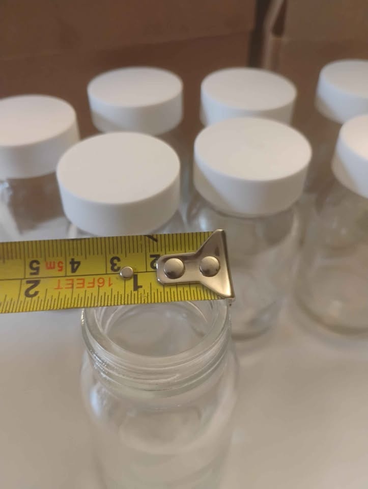 12 Glass Shot Bottles w/White Lids - photo 5