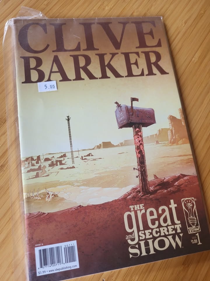 Clive Barker's The Great and Secret Show Issues 1-2, 7-10