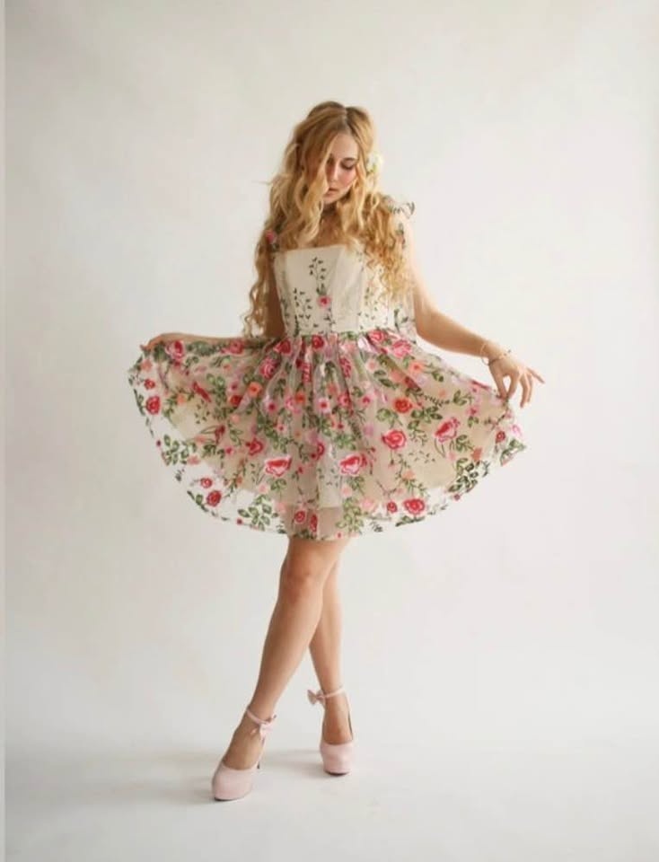 Wild Rose & Sparrow The Fleur Dress - Size Small - photo 2