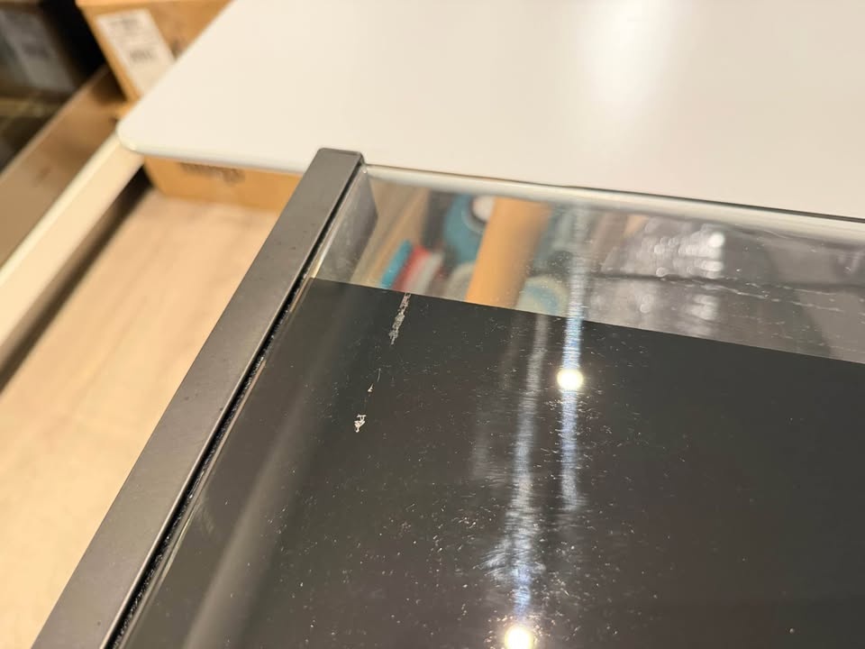 Small Black Glass Desk - photo 3