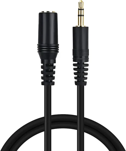 3.5mm Stereo Male to Female Extension Audio Cable Cord (25 Feet) - photo 3