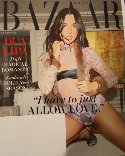 DUA LIPA HARPERS Bazaar September 2025 Exclusive Subscription Ed