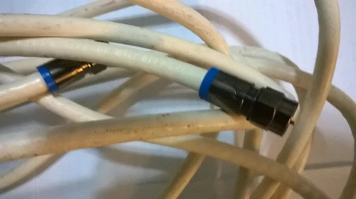 25 ft. TV VIDEO VCR ANTENNA Coaxial Cable F CONNECTOR