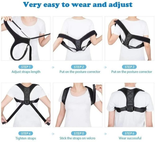 Back Braces Posture Corrector - Comfortable & Effective - photo 5