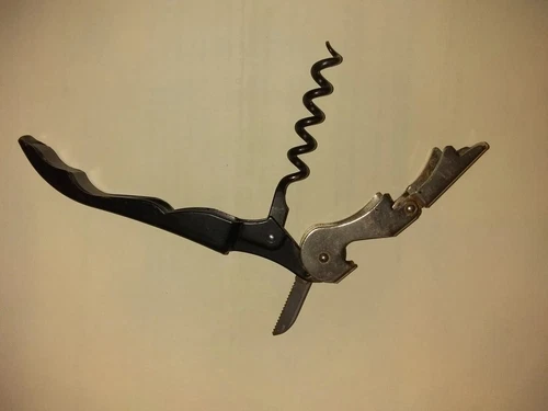 Corkscrew Wine Bottle Opener w/ Foil Cutter - photo 5