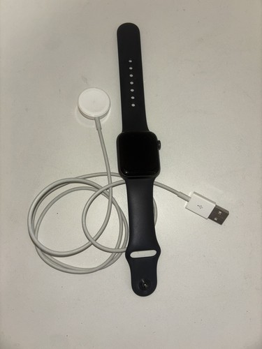 Apple Watch Series 5 40mm Gray Case w/ Black Band - photo 2