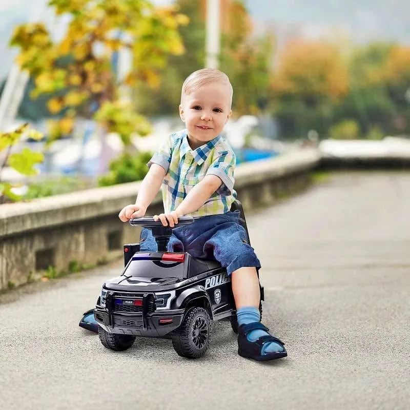 Kids Push Ride On Car, Police Truck Style #2047 thumbnail