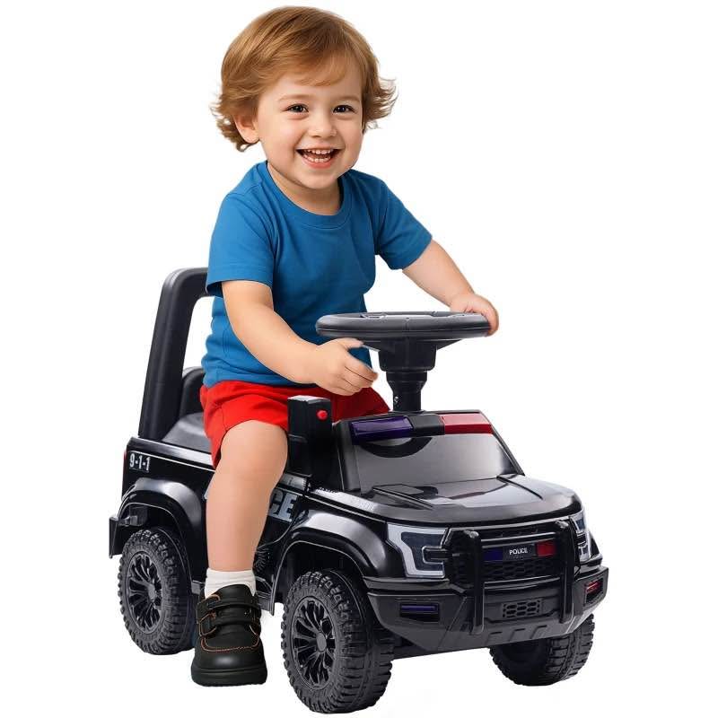 Kids Push Ride On Car, Police Truck Style #2047 - photo 2
