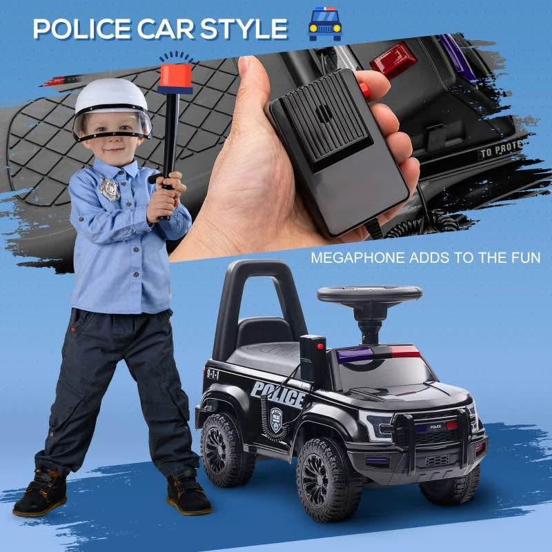 Kids Push Ride On Car, Police Truck Style #2047 - photo 4