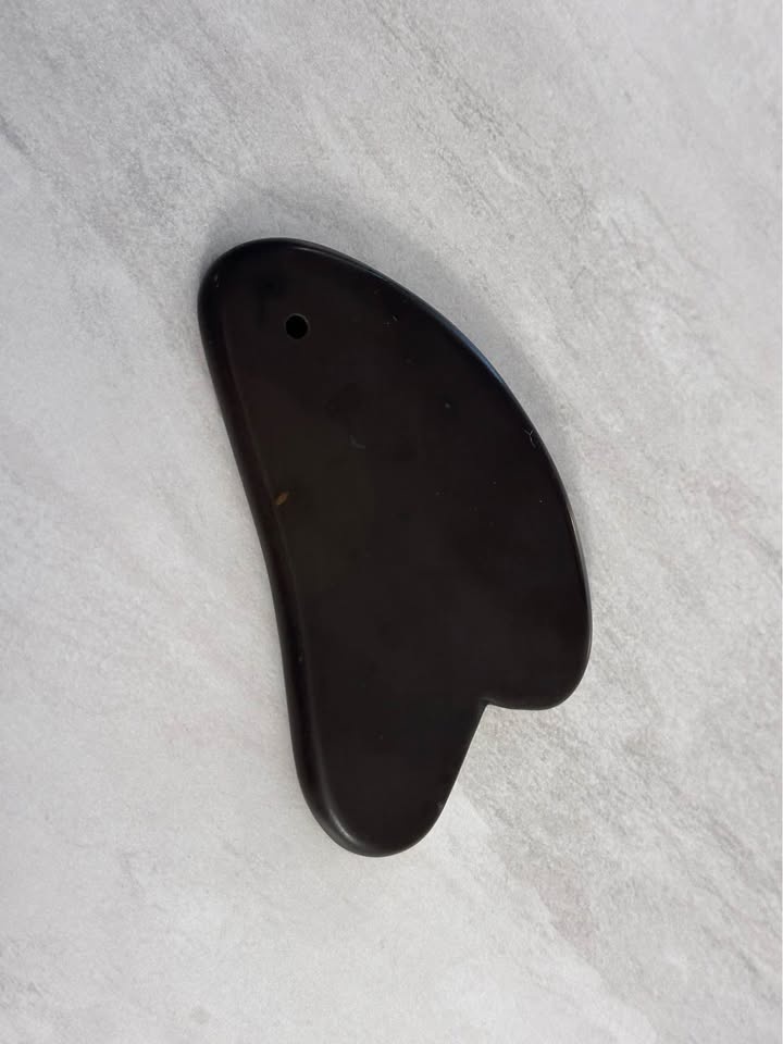 Solid stone smooth Gua Sha (face massage) board - photo 2