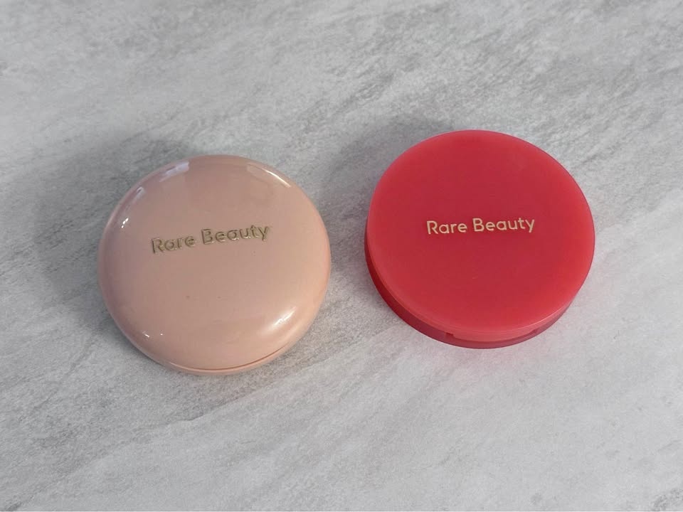 Rare Beauty Blush (Happy) & Highlighter (Mesmerize)