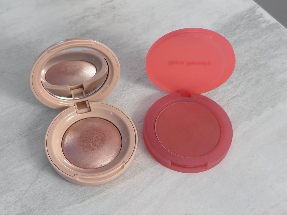 Rare Beauty Blush (Happy) & Highlighter (Mesmerize) - photo 2