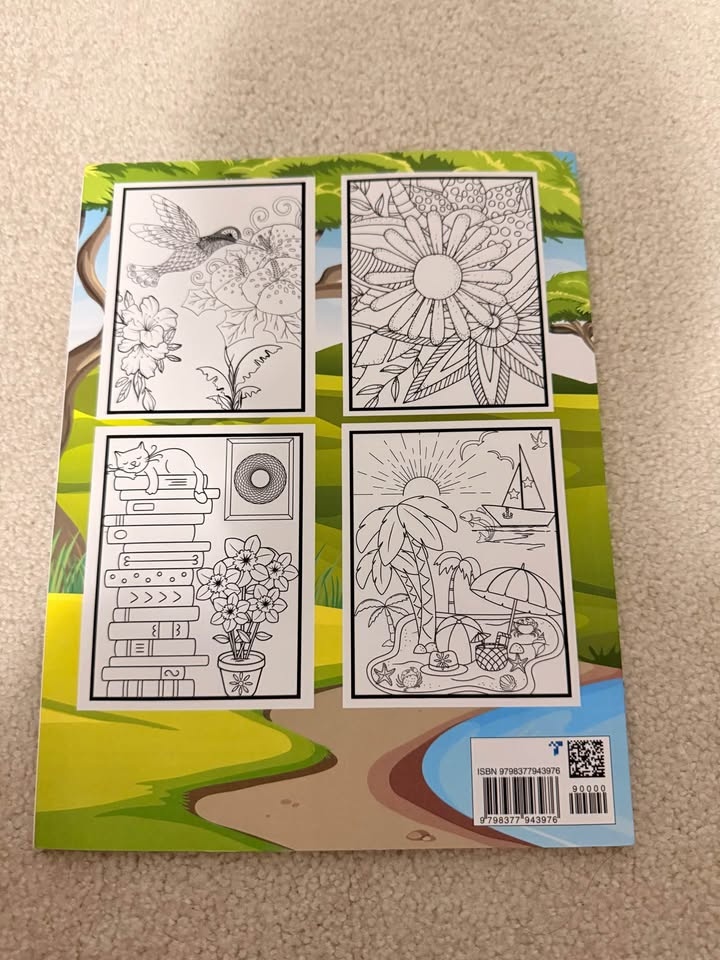 Large Print Adult Coloring Book - photo 2