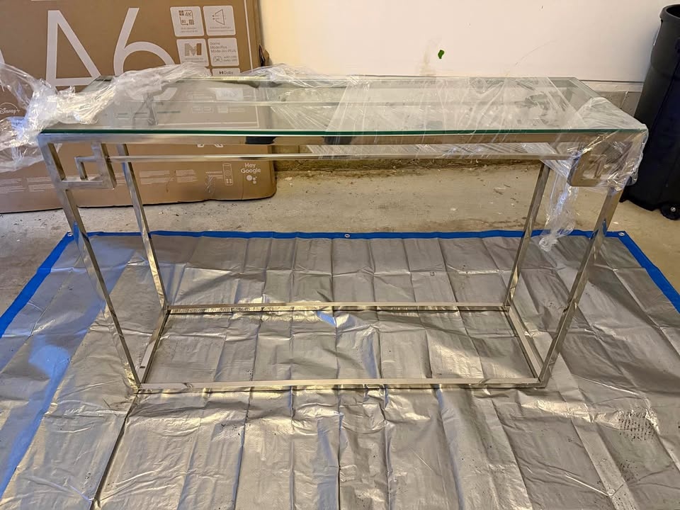 Glass Console Table
