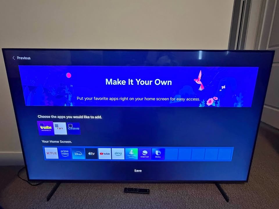 Samsung 65” QLED 4K Smart TV – Q60B – Bought 2024