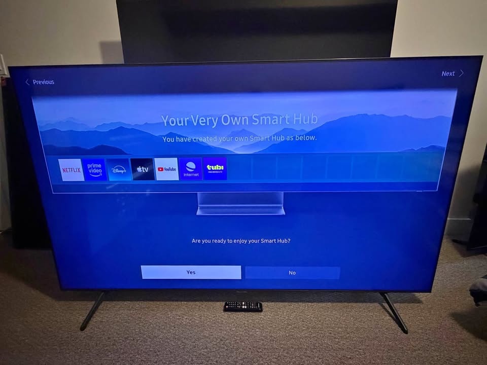 Samsung 75” 4K Smart TV – UN75TU7000