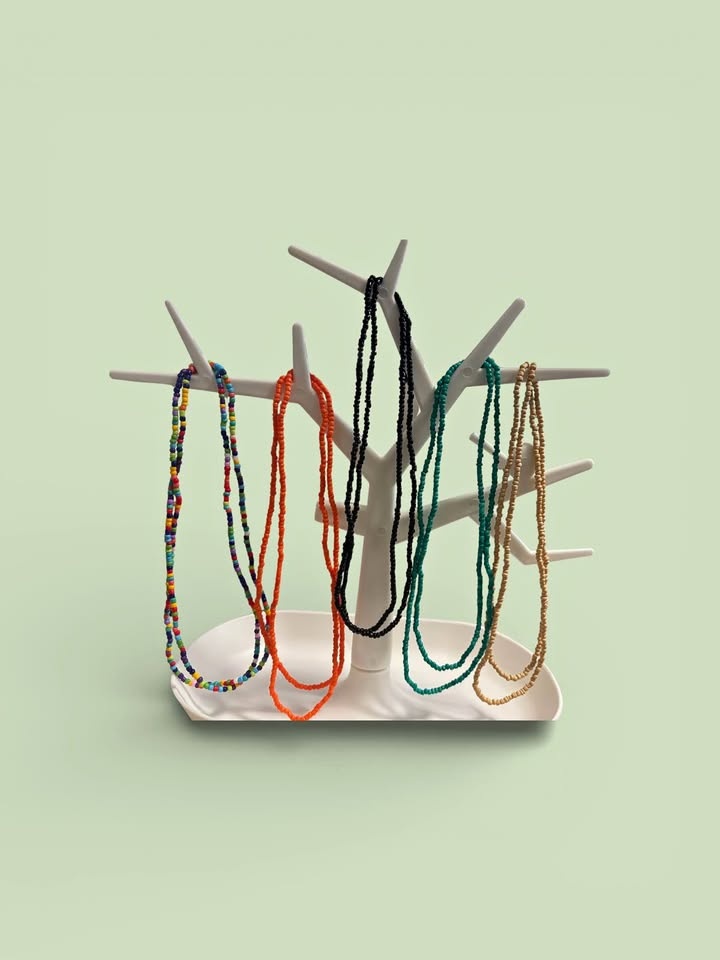 The Wanderlight Necklace – Soft Bohemian Beads in Luxe Hues