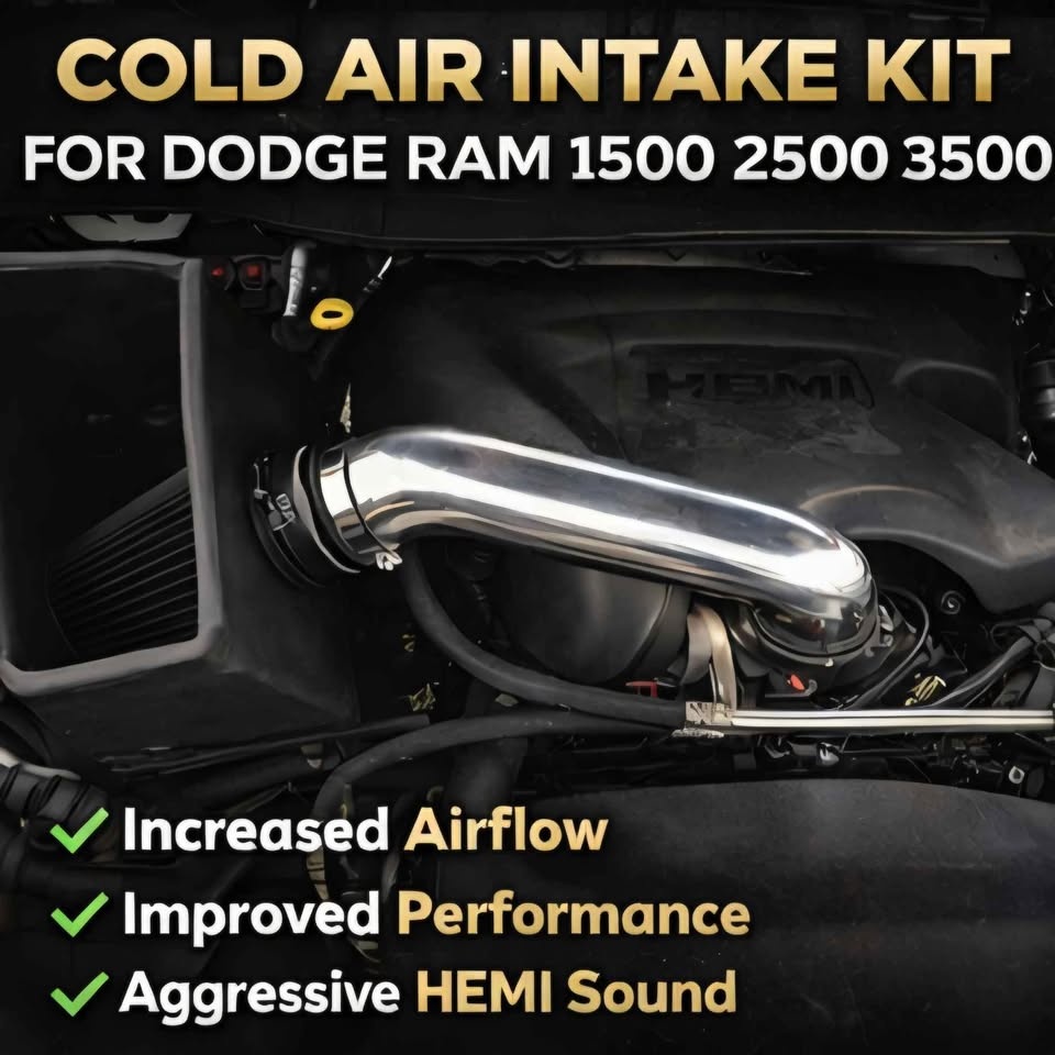 Cold Air Intake Kit w/ Heat Shield for Ram 1500 2500 3500 5.7L H - photo 2